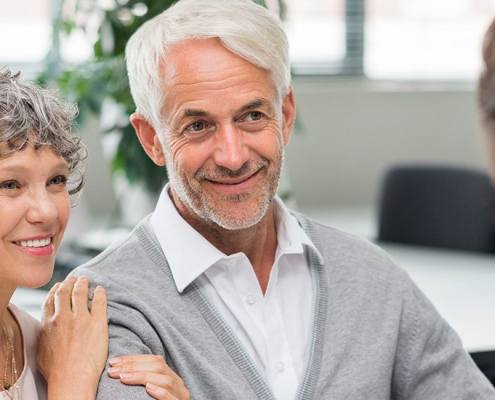Couple meeting a financial advisor