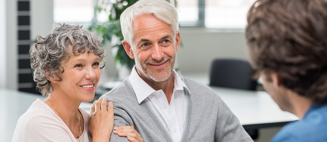 Couple meeting a financial advisor