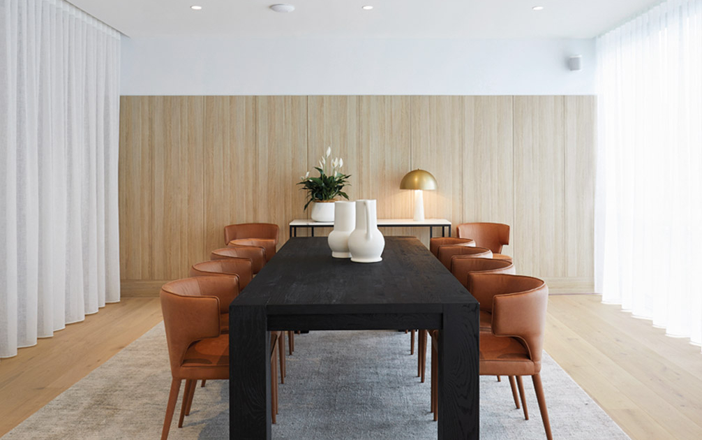 Private dining room at Pavilions Blackburn Lake